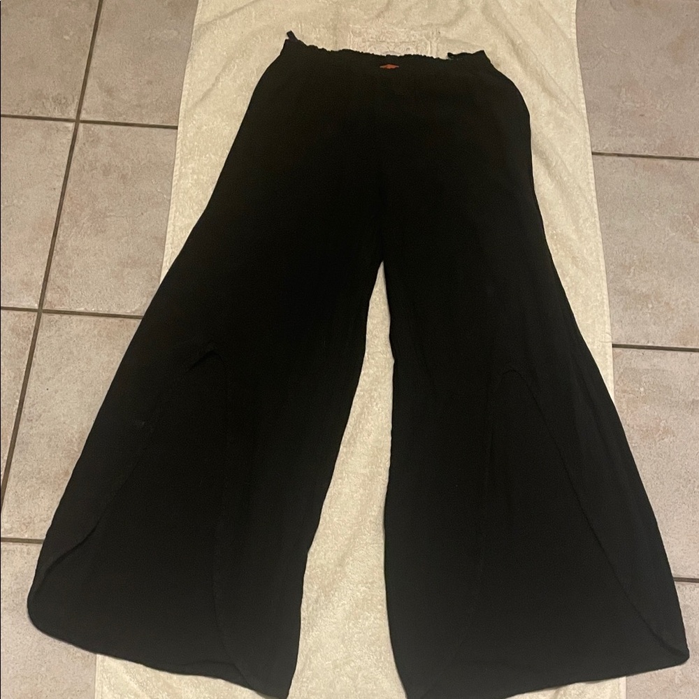 Oh My Gauze! Front Slit Pants - Picture 3 of 12